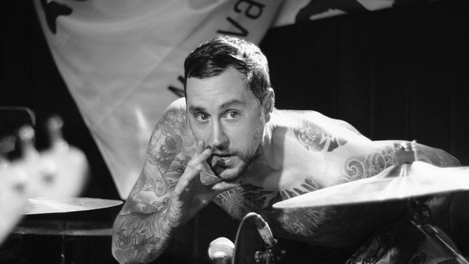 Extortion Cellar live, drummer